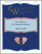 Four Dances for String Orchestra Orchestra sheet music cover